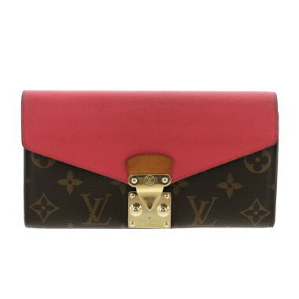 Louis Vuitton Monogram Cerise Portefeuil Pallas Long Wallet